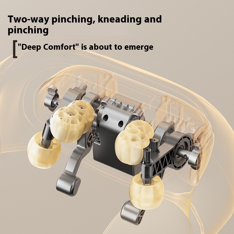 Free Hands Rubbing Clip Massage Shoulder And Neck Waist Back Electric Massager - Image 4
