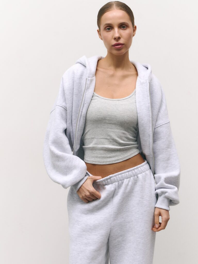 Classic Solid-Color Sweater Womens FallWinter Waist-Cinching Outerwear Set