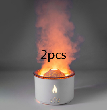 New Creative Ultrasonic Essential Oil Humidifier Volcano Aromatherapy Machine Spray Jellyfish Air Flame Humidifier Diffuser - Image 50