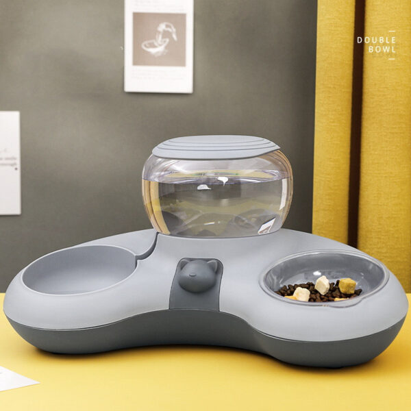 Crescent Automatic Drinking Water And Feeding Double Bowl - Image 14