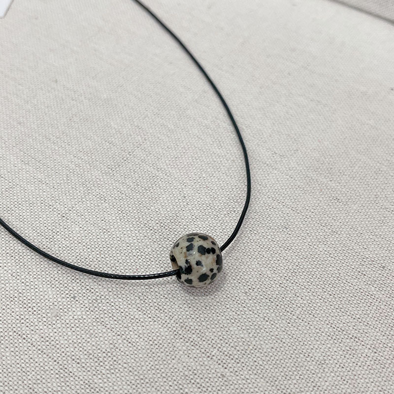 Agate Black Rope Necklace For Women - Image 22