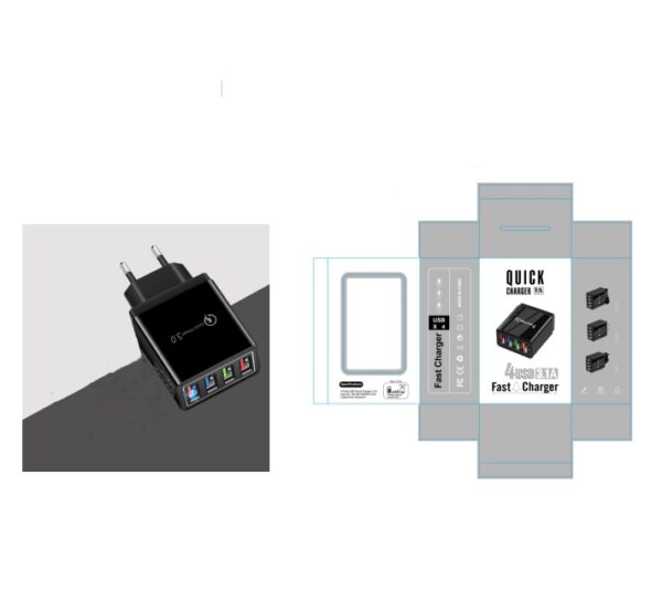 USB Charger Quick Charge 3.0 4 Phone Adapter For Tablet Portable Wall Mobile Charger Fast Charger - Image 32