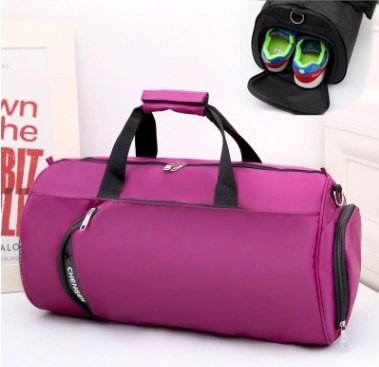 Fitness bag men's sports bag basketball training bag football bag portable travel bag cylinder bag shoulder bag waterproof - Image 10