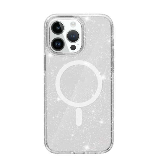 Transparent Glitter Magnetic Phone Case With Drop-resistant Hard Shell - Image 36