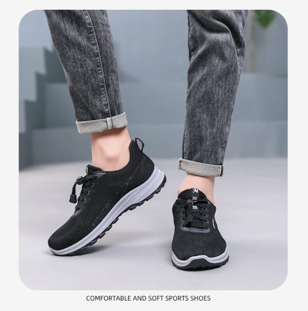 Men's Fashion Mesh Breathable Casual Sneakers - Image 12