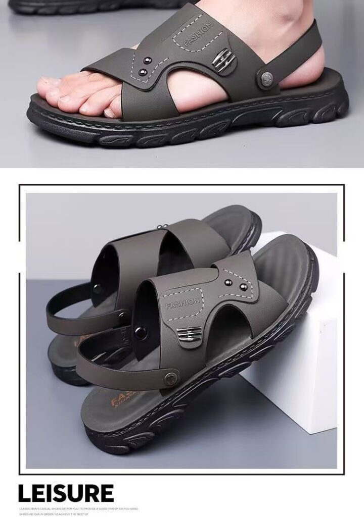 Waterproof Non-Slip Soft-Soled Mens Dual-Use Sandals