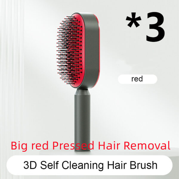 Self Cleaning Hair Brush For Women One-key Cleaning Hair Loss Airbag Massage Scalp Comb Anti-Static Hairbrush - Image 50