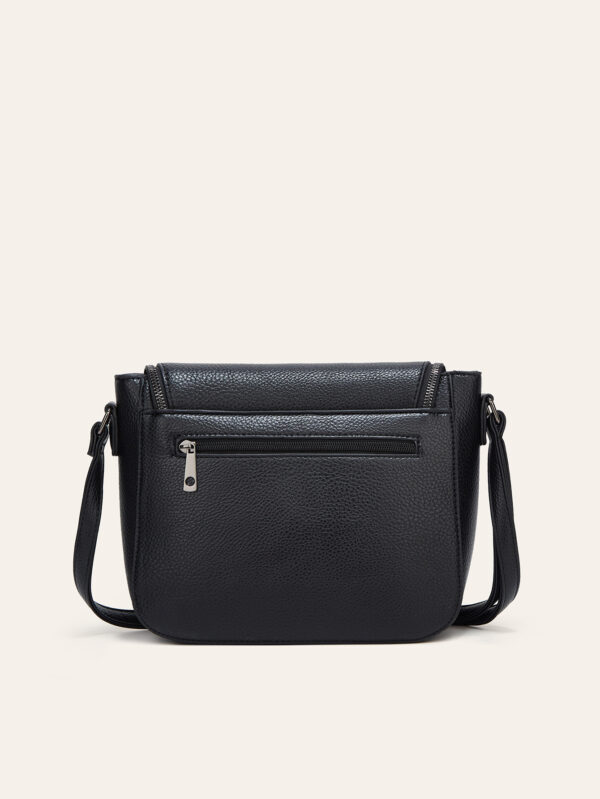 European And American-style Fashionable Flip-top Saddle Bag With Tassels - Image 17