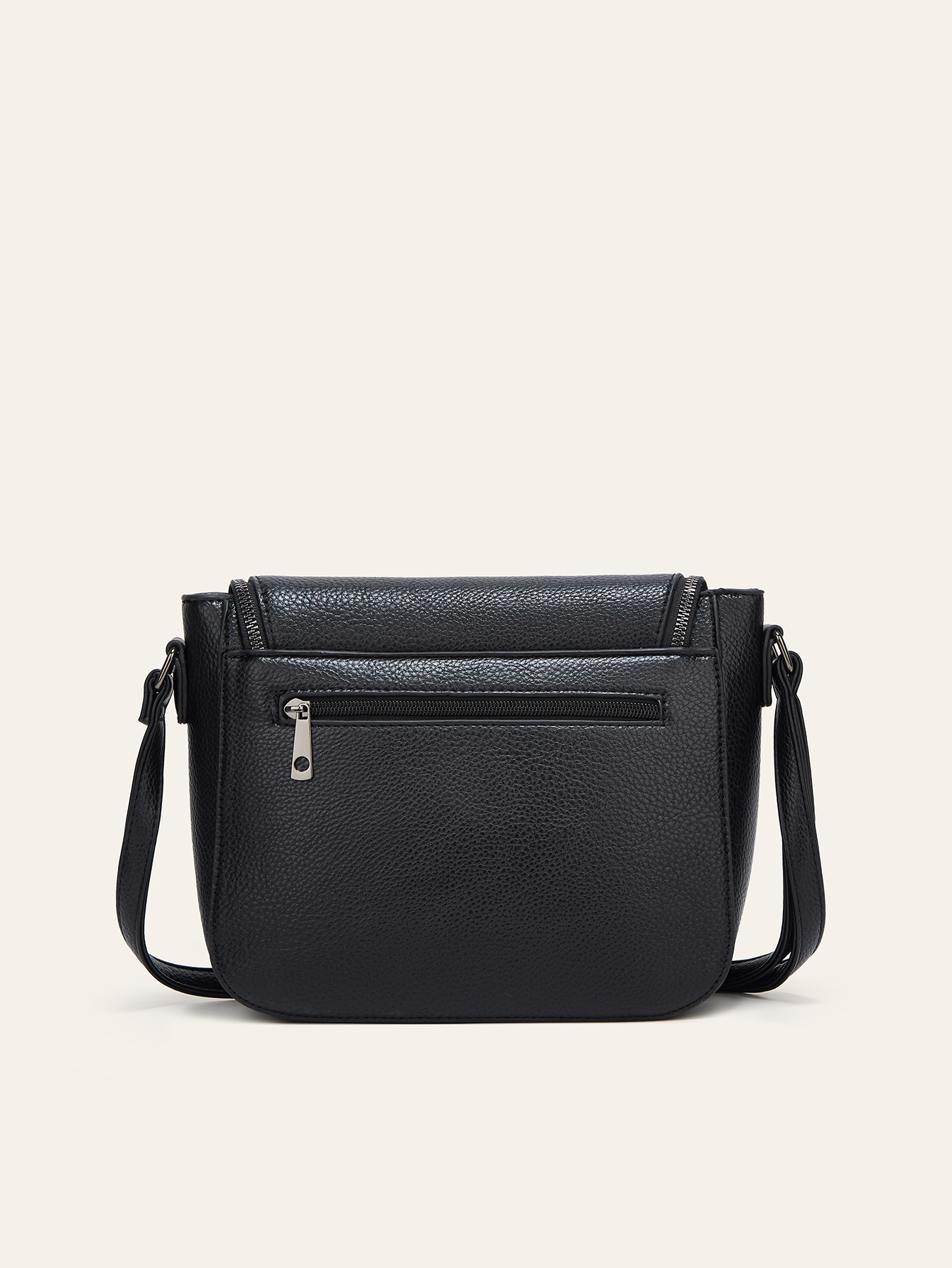 European And American-style Fashionable Flip-top Saddle Bag With Tassels - Image 17