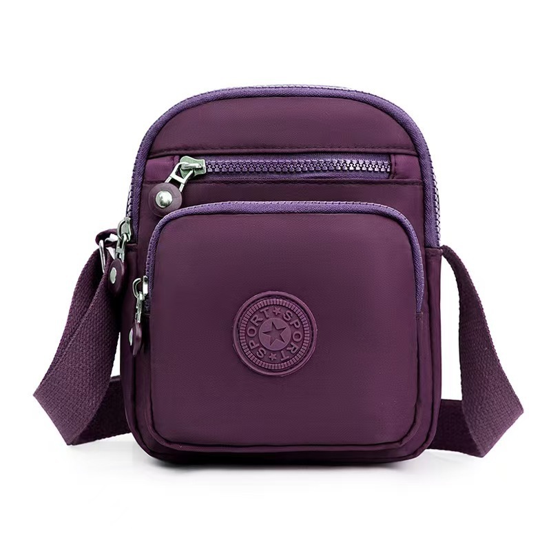 Lightweight Multi-Layer Oxford Cloth Crossbody Fashionable Small Square Bag