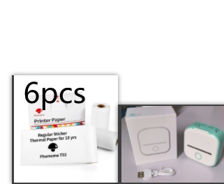 Portable Mini Thermal Label Printer Home Photo Printer Student Wrong Question Printer Bluetooth-compatible Mini Label Printer Price Tag - Image 27