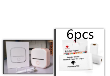Portable Mini Thermal Label Printer Home Photo Printer Student Wrong Question Printer Bluetooth-compatible Mini Label Printer Price Tag - Image 40