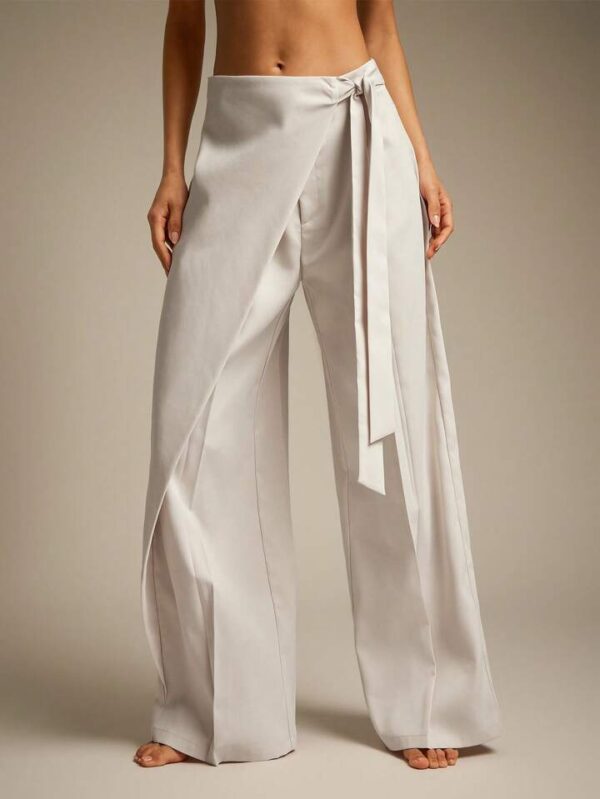 Rap-up Drawstring Versatile Casual Trousers