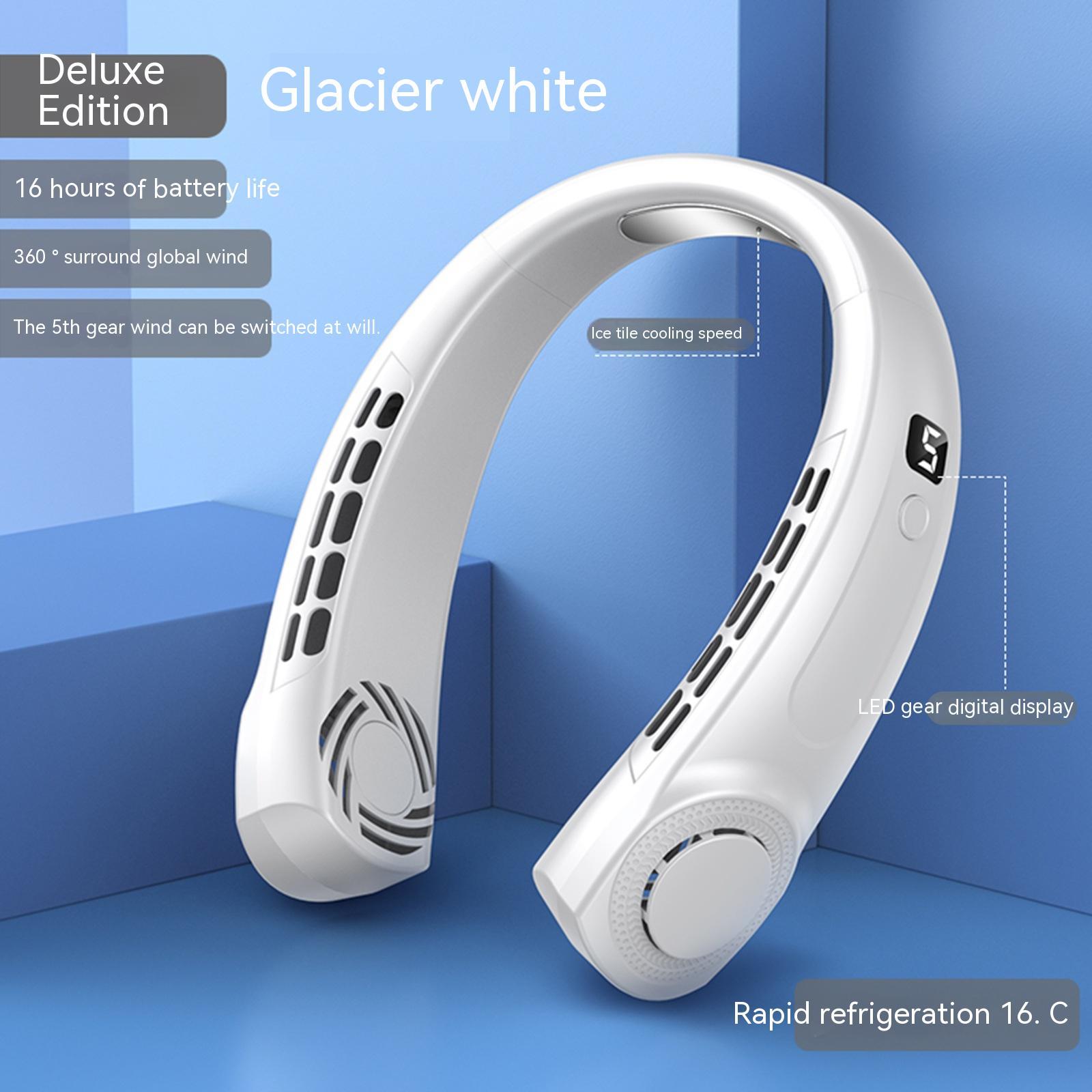 Portable Mute Multifunctional Hanging Neck Fan - Image 9