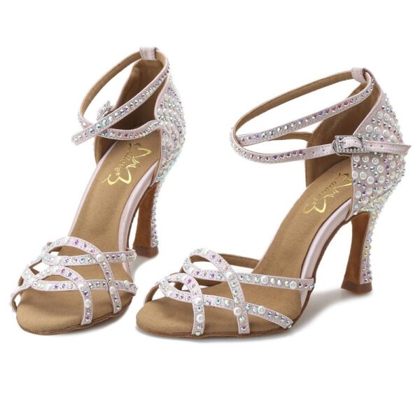 Women's Latin Dance High-Heel Adult Dance Shoes - Image 9