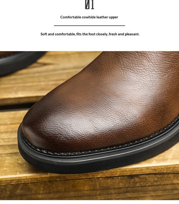 Slip-on Business High-top Casual Ankle Boots - Image 14