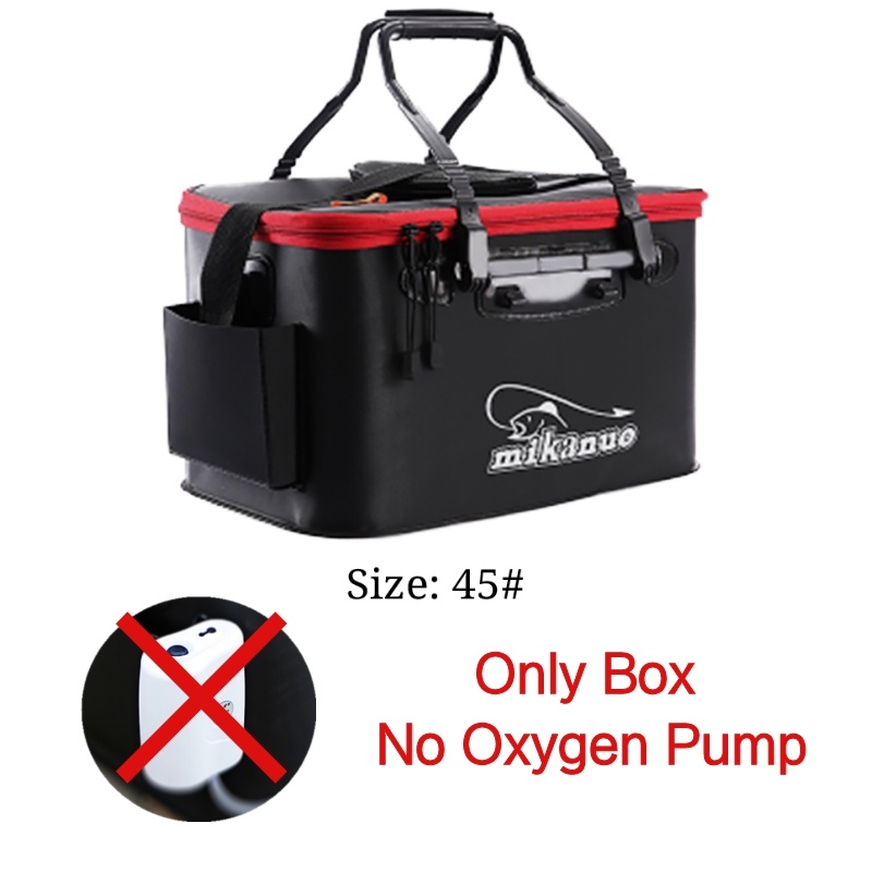 EVA Portable Fishing Bag Folding Thicken Live Fishing Box Tank Bucket Camping Fishing Tackle Fishbox Storage Bag - Image 24
