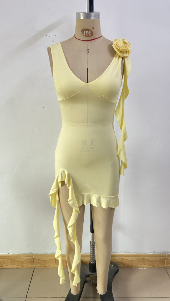 European And American-style Fringed Subtly Alluring, High-end Slip Dress