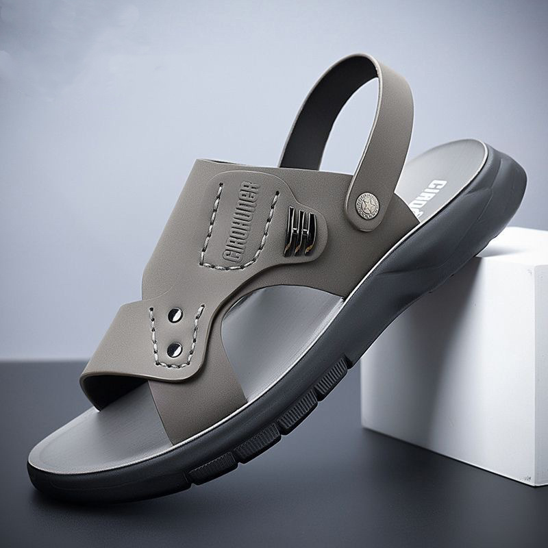 Waterproof Non-Slip Soft-Soled Mens Dual-Use Sandals - Image 2