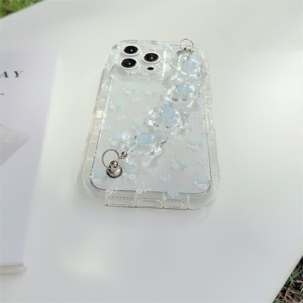 Fresh And Summery Blue Floral Phone Case - Image 9