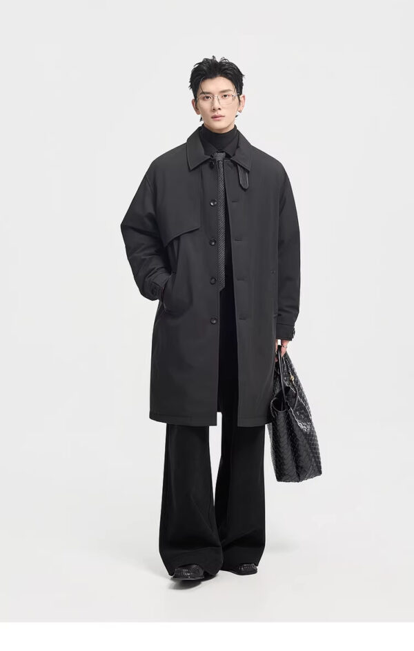 Men's Mid-Length Down Jacket For Winter - Image 16