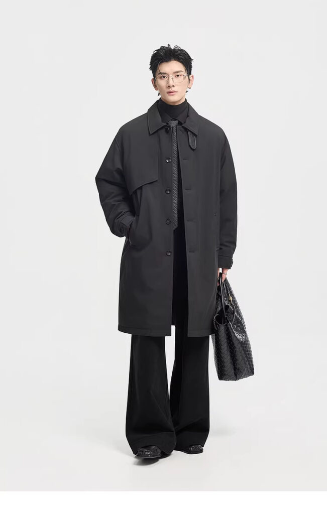 Men's Mid-Length Down Jacket For Winter