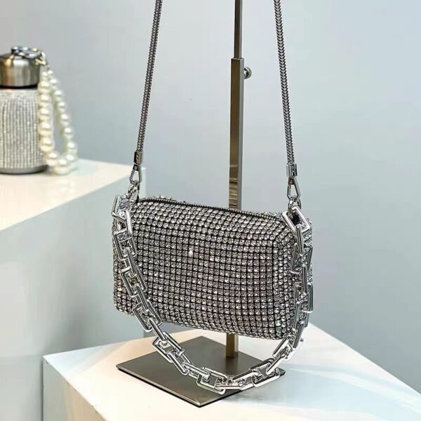 Fashion Diamond Bag Handheld Crossbody - Image 8