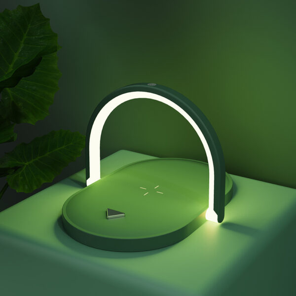 3 In 1 Foldable Wireless Charger Night Light Wireless Charging Station Stonego LED Reading Table Lamp 15W Fast Charging Light - Image 14