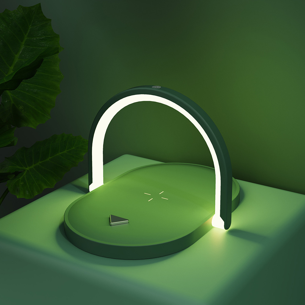 3 In 1 Foldable Wireless Charger Night Light Wireless Charging Station Stonego LED Reading Table Lamp 15W Fast Charging Light - Image 14