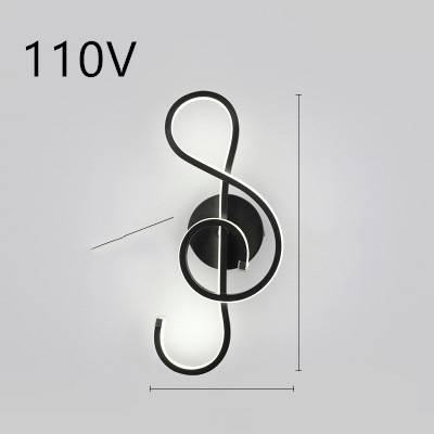led wall lamp nordic minimalist bedroom bedside lamp - Image 25