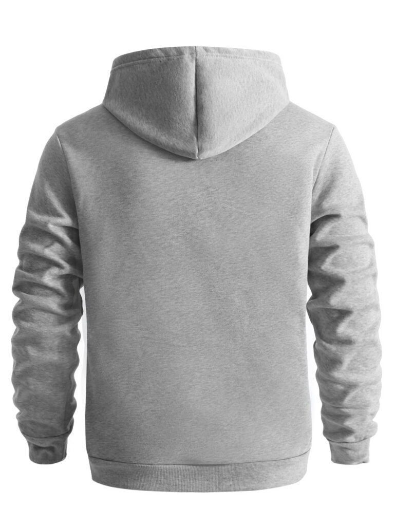 New Fallwinter Mens Fleece-lined Hoodie