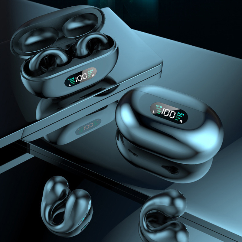 Bone Conduction Headphones TWS Earbuds Ear Clip Bluetooth 5.3 Touch Wireless Earphone In-Ear Bass HIFI Sports Headset - Image 10