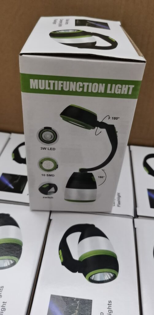 3 In1 Multifunctional Table Lamp Three In One LED Tent Lamp Car Night Light Foldable Emergency Flashlight