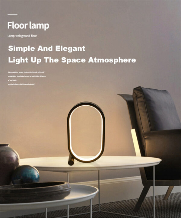 Usb Plug-In Lamp Oval Acrylic Lamp Touch Control Dimmable Modern Simple Creative Night Lamp Bedside Reading Lamp Desk Table Led - Image 23