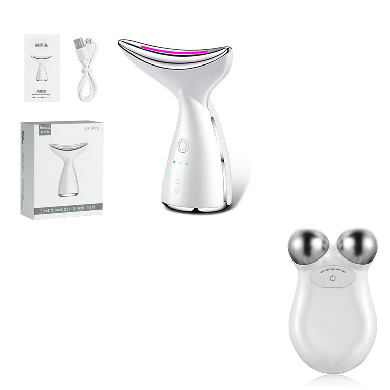 EMS Microcurrent Neck Face Beauty Device With 3 Colors LED Photon Therapy Skin Tighten Reduce Double Chin Face Lifting Devices - Image 18