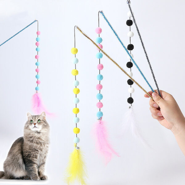Pet Products String Wool Ball Feathers - Image 4