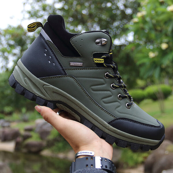 Men's Outdoor Hiking Boots High-top Single-layer Shoes - Image 29