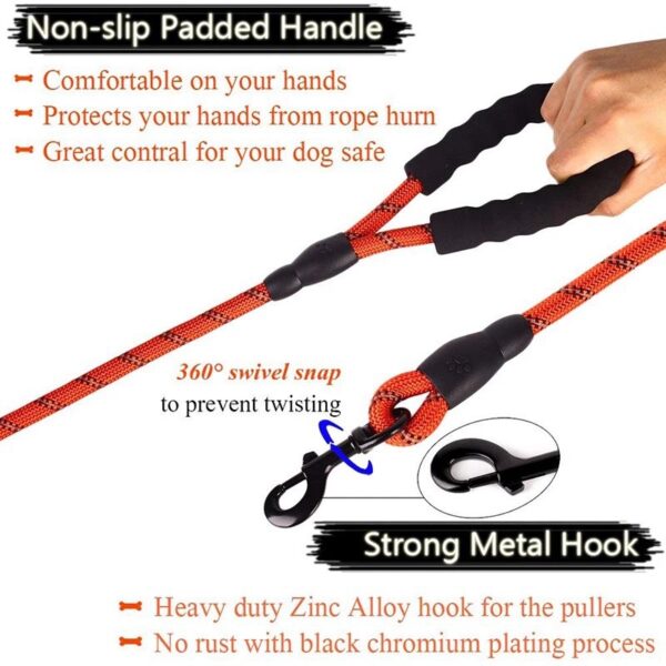 Small Medium Sized Pet Dog Luminous Leash Chain Puppies - Image 13