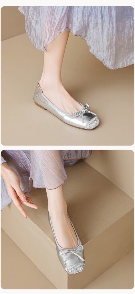 Women's Soft-soled Low-cut Bow-tie Flat Shoes
