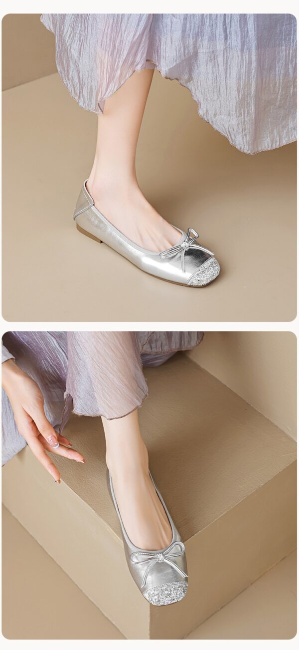 Women's Soft-soled Low-cut Bow-tie Flat Shoes - Image 18