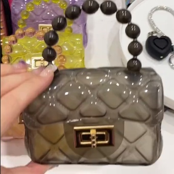 Pearl Handheld Transparent Jelly Bag - Image 8