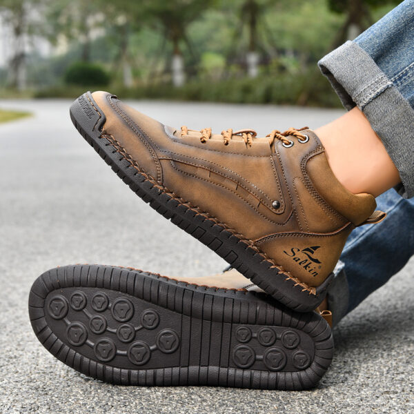 Hand-sewn Men's Casual Shoes - Image 13