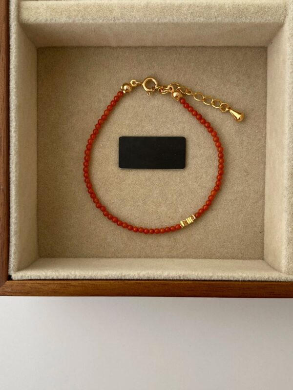 Tiger Eye Stone Blue Pattern Natural Freshwater Pearl Bracelet - Image 3