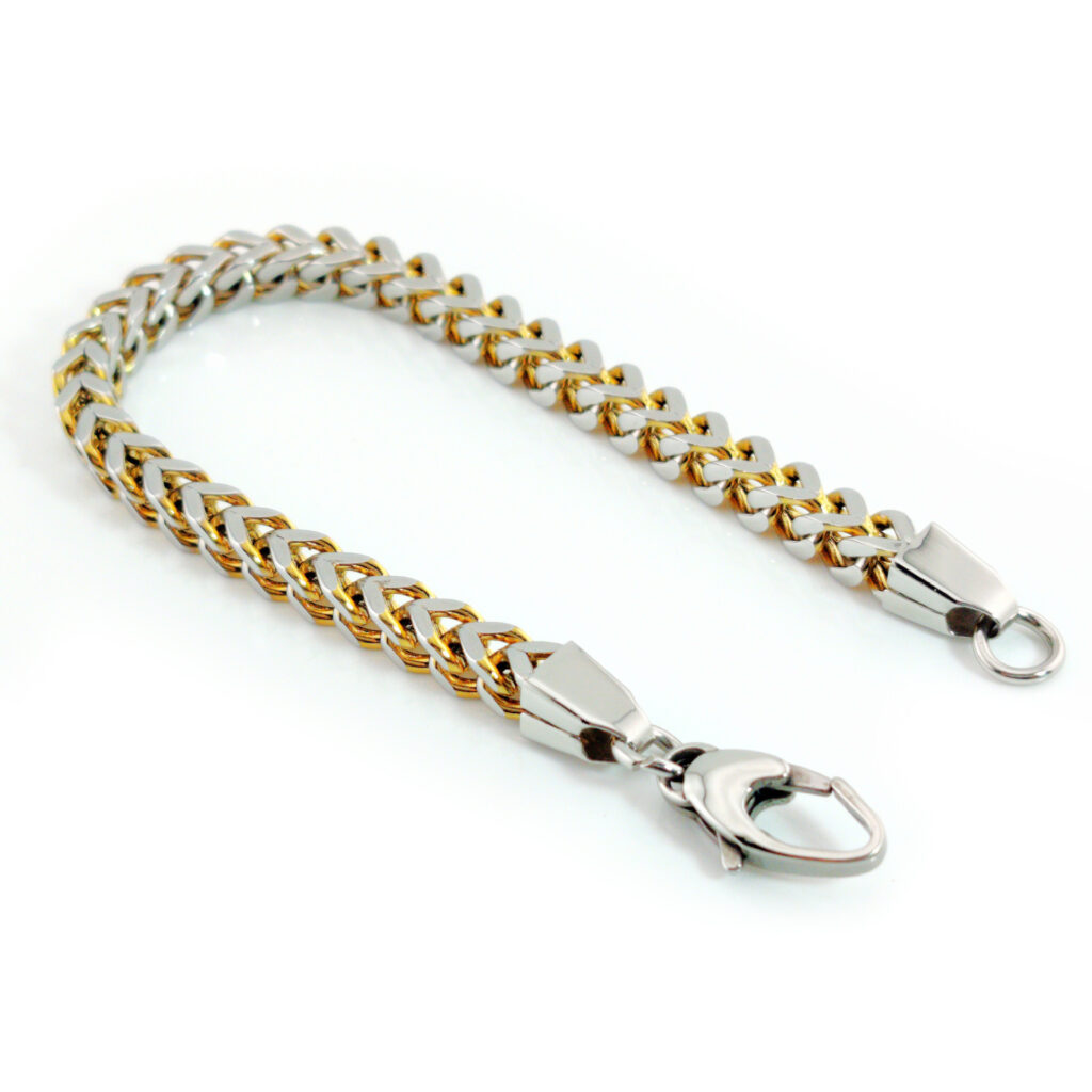 Hip-hop Personality Reversible Four-sided Bracelet