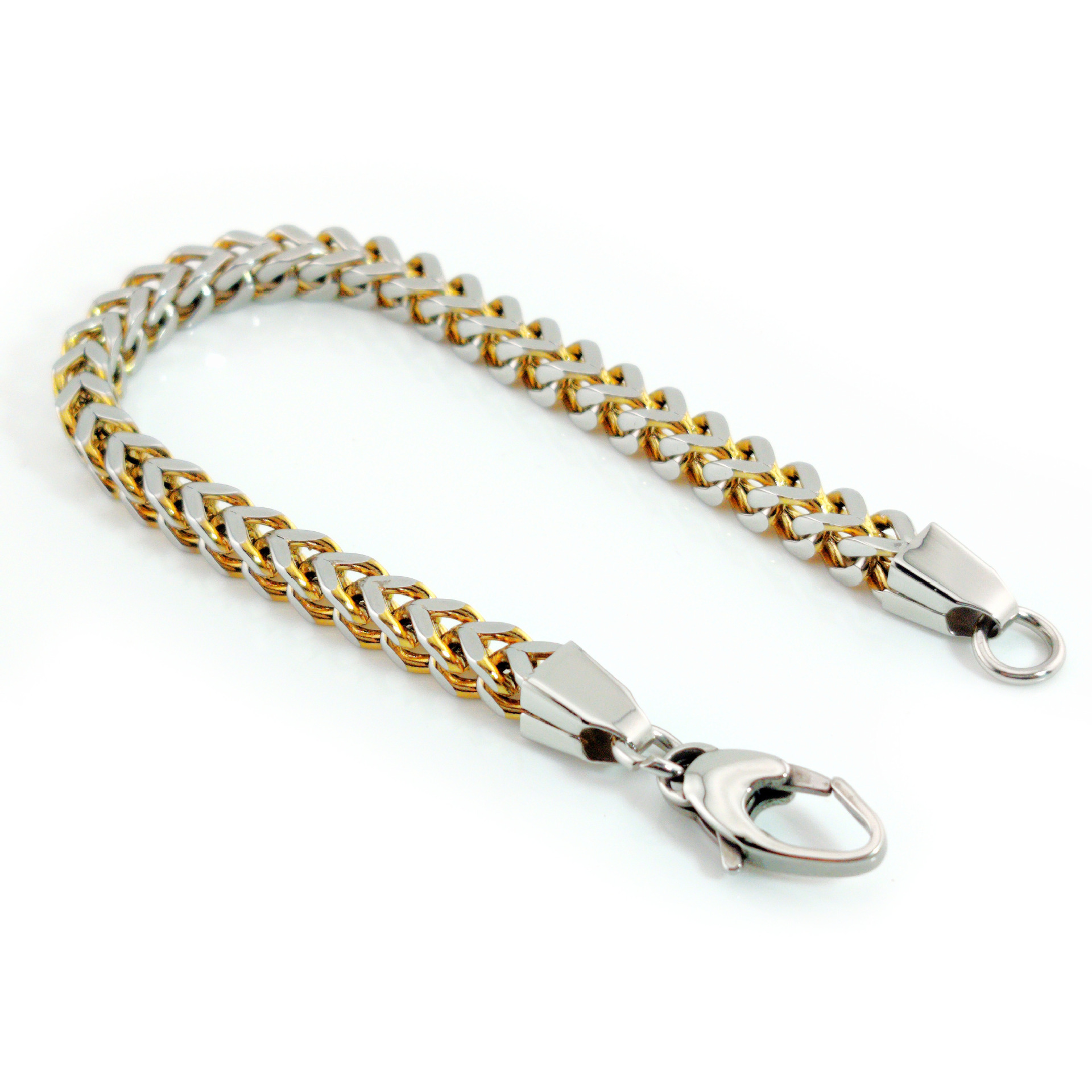 Hip-hop Personality Reversible Four-sided Bracelet - Image 10