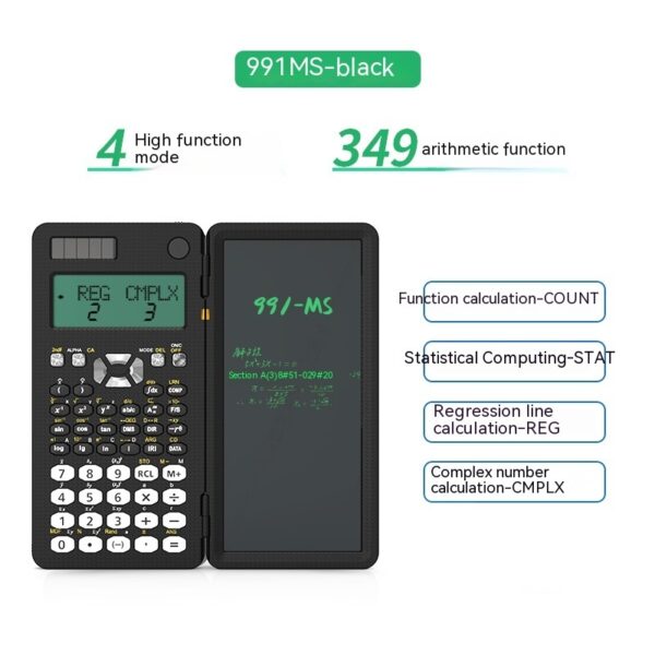 2 In 1 Foldable Scientific Calculators Handwriting Tablet Learning Function Calculator  Foldable Desk Scientific Calculators - Image 39