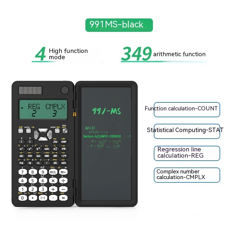 2 In 1 Foldable Scientific Calculators Handwriting Tablet Learning Function Calculator  Foldable Desk Scientific Calculators - Image 39