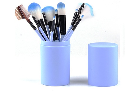 12pcs Makeup Brush Set Blush Eyeshadow Eyelash Highlighter Makeup Brush - Image 18