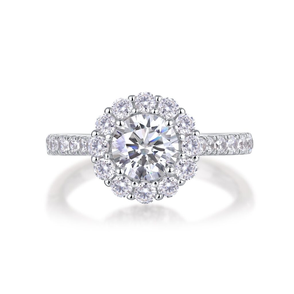Moissanite Light Luxury Ring Women Do Not Fade