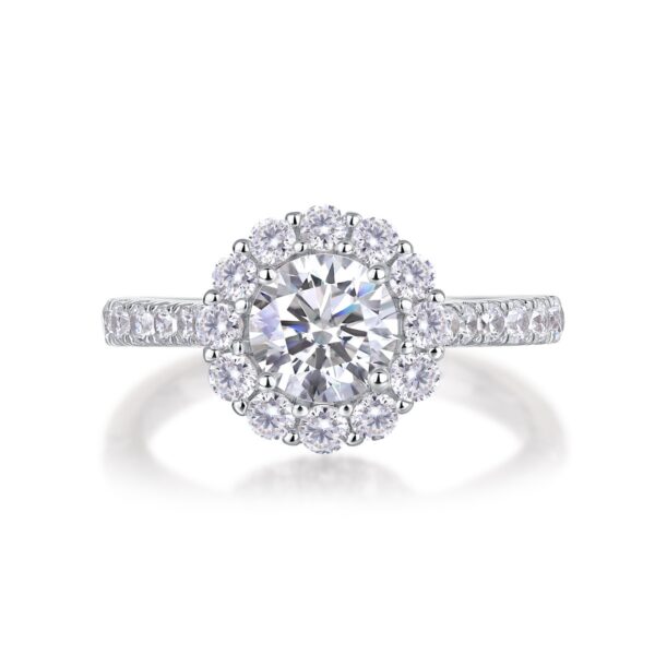 Moissanite Light Luxury Ring Women Do Not Fade - Image 3